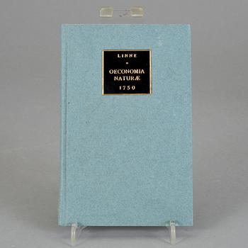 CARL VON LINNÉ, Oeconomia Naturae eller Skaparens allvisa inrättning på vår jord..., 1750.