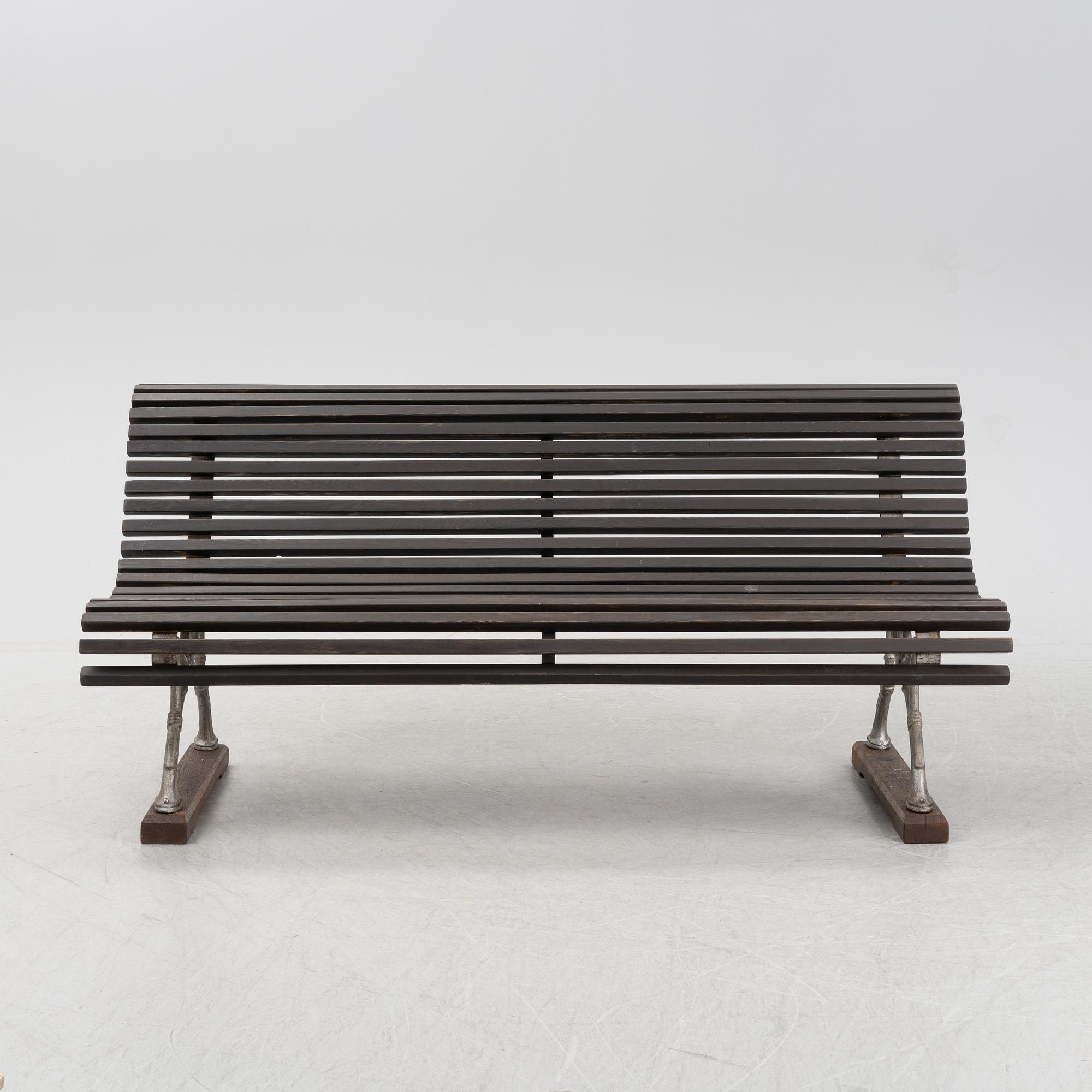 Trädgårdssoffa, 1900-talets början.