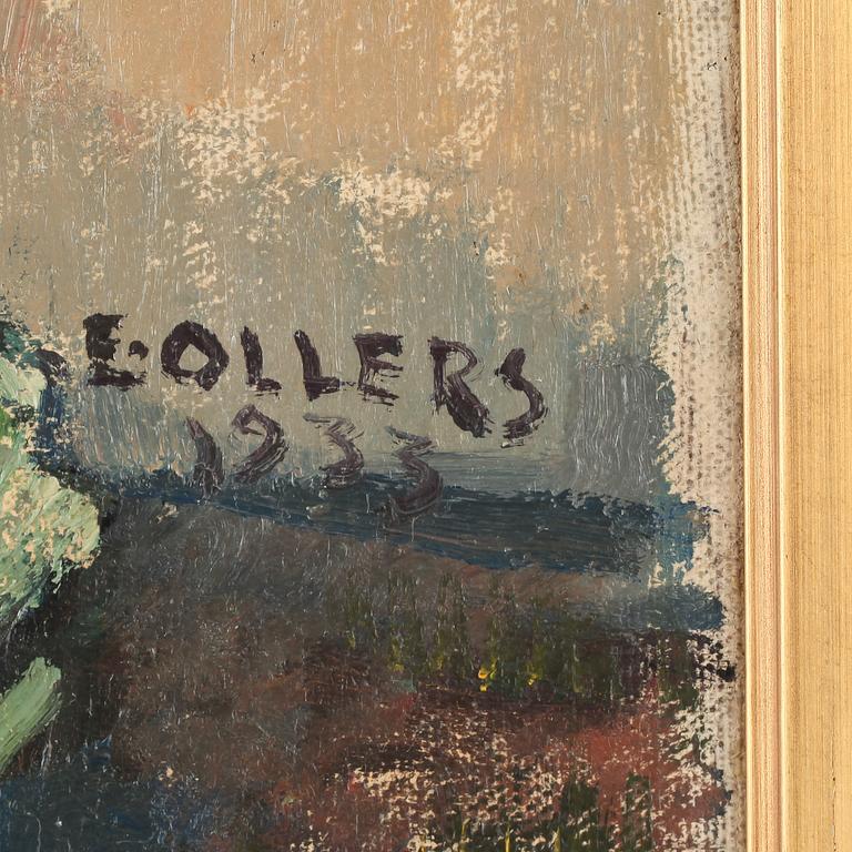 EDVIN OLLERS, olja på duk, signerad och daterad 1933.