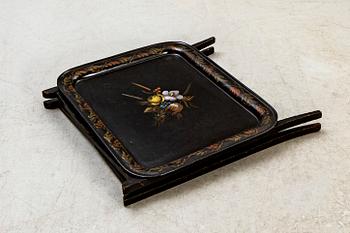 Tray with table / stand, first part of the 20th century.