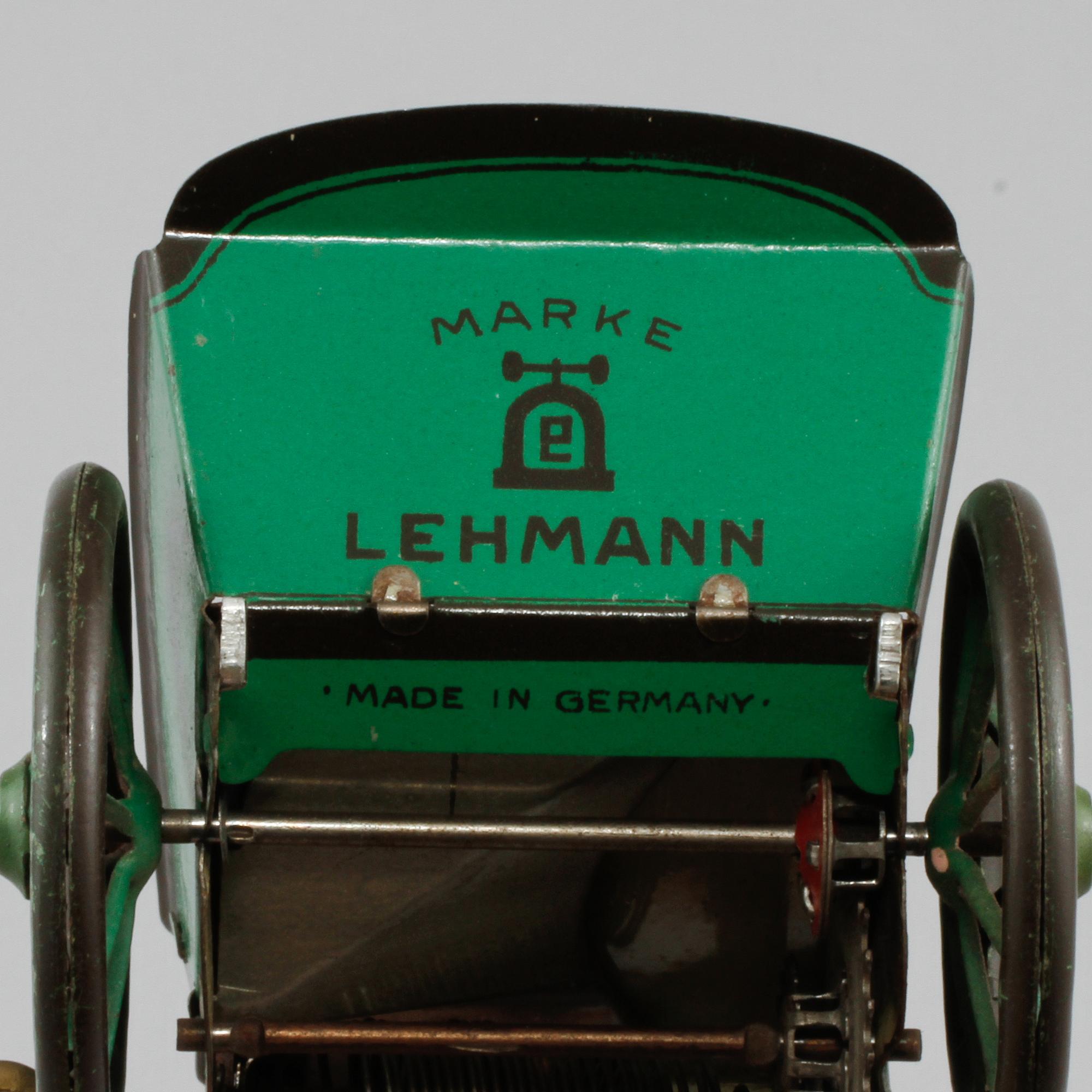 MEKANISK LEKSAK, plåt, Lehmann, Tyskland, 1900-talets första hälft.
