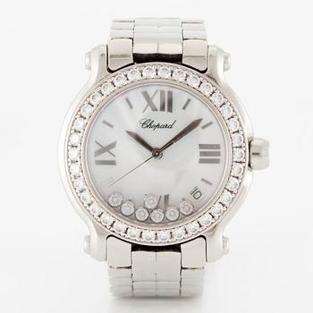 Chopard, Geneva, Happy Sport, wristwatch, 35.5 mm.