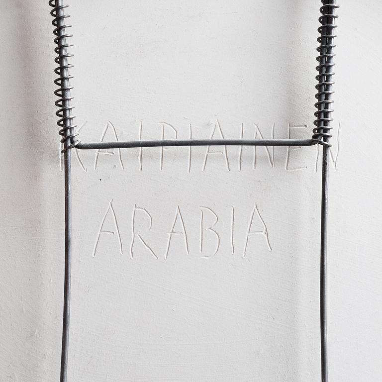 Birger Kaipiainen, a stoneware decorative dish signed Kaipiainen Arabia.