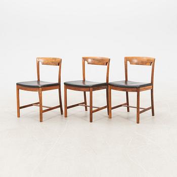 Carl-Ewert Ekström chairs, 3 pcs for A Johansson & söner, Hyssna, 1960s/70s.