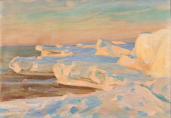 VICTOR WESTERHOLM, "MARCH SUN ON ICE".