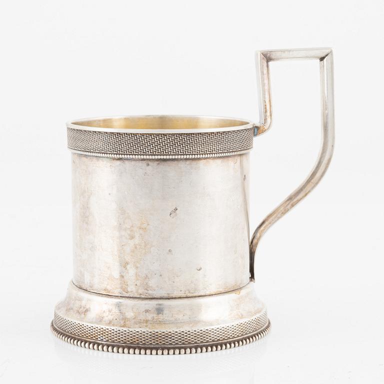 Iwan Ekimowitsch Morosow, mugg, silver, St Petersburg, Ryssland 1896-1908.