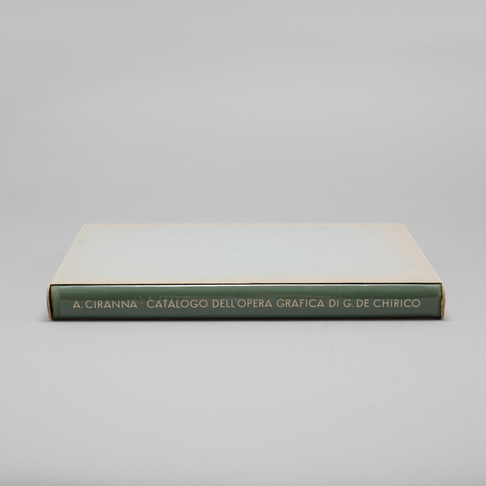 A book by Alfonso Ciranna, "Giorgio de Chirico", numbered 195/1500, Italy, 1969.