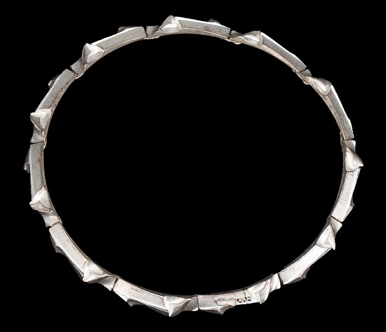 COLLIER, silver. Lapponia, Finland. Vikt ca 70 gram.