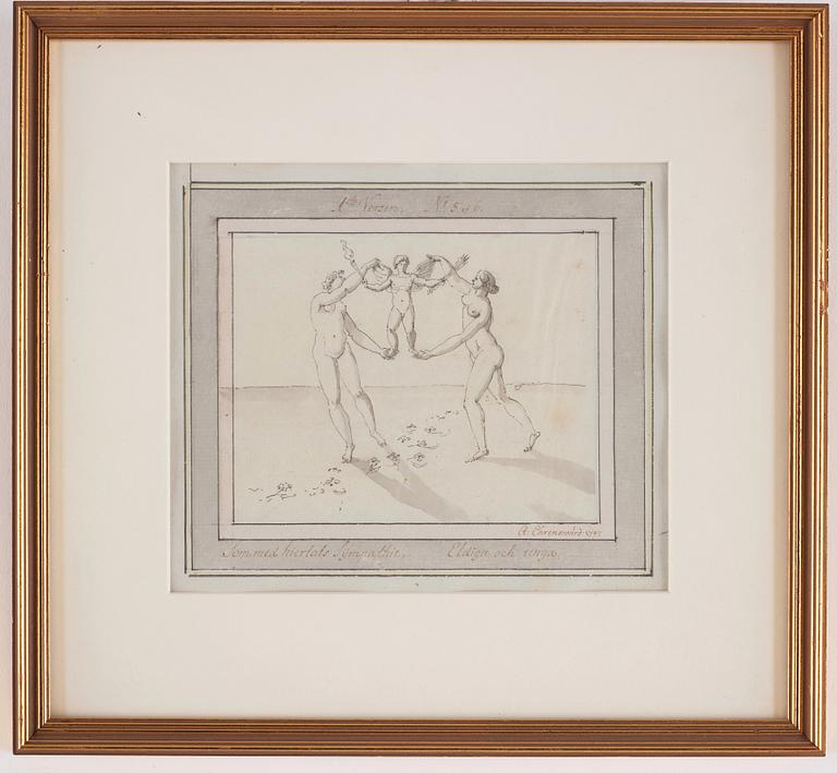 Carl August Ehrensvärd, "Goda gosse, glaset töm". Serie av dryckesvisor, 24 st.