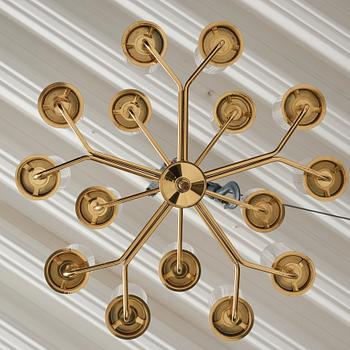 Hans-Agne Jakobsson, a pair of ceiling lamps, model 'Sonata' T434/15, Hans-Agne Jakobsson AB Markaryd, Sweden 1960-1970s.