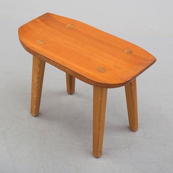 a pine bench from the second half of the 20th century.