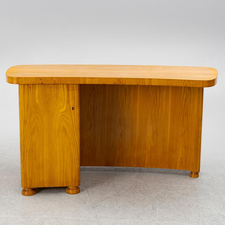 Skrivbord med bokhylla, Swedish Modern, 1940-tal.