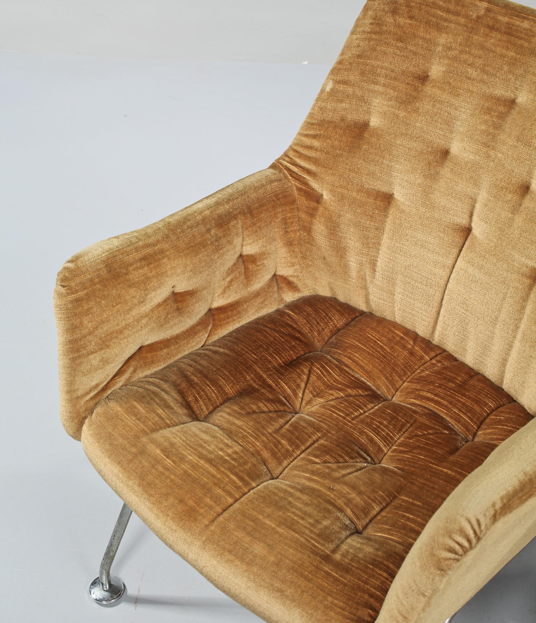 KARMFÅTÖLJER, 3 st, Bruno Mathsson, Dux, 1900-talets andra hälft.