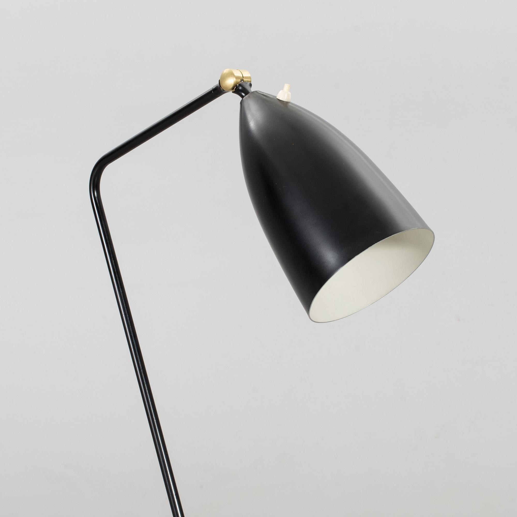 GRETA GROSSMAN, golvlampa, "Grasshopper", Bergbom, 1900-talets mitt,