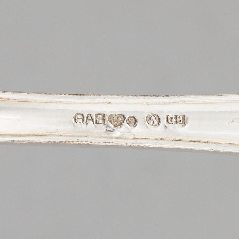 Jacob Ängman, a model "Vasa" cutlery, GAB, Stockholm (19 pcs).