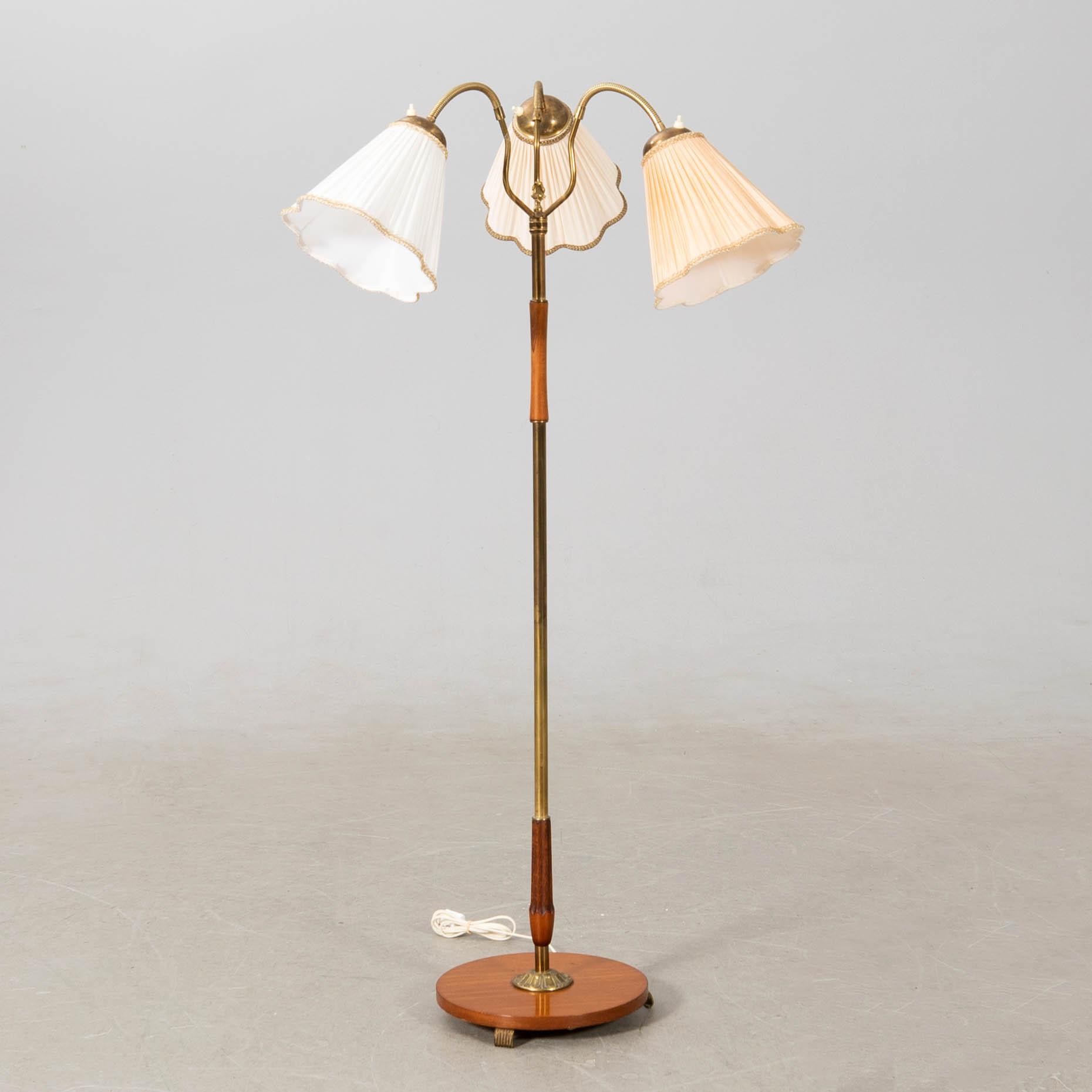 Golvlampa EAE Eskilstuna Elektrofabrik, 1950/1960-tal.