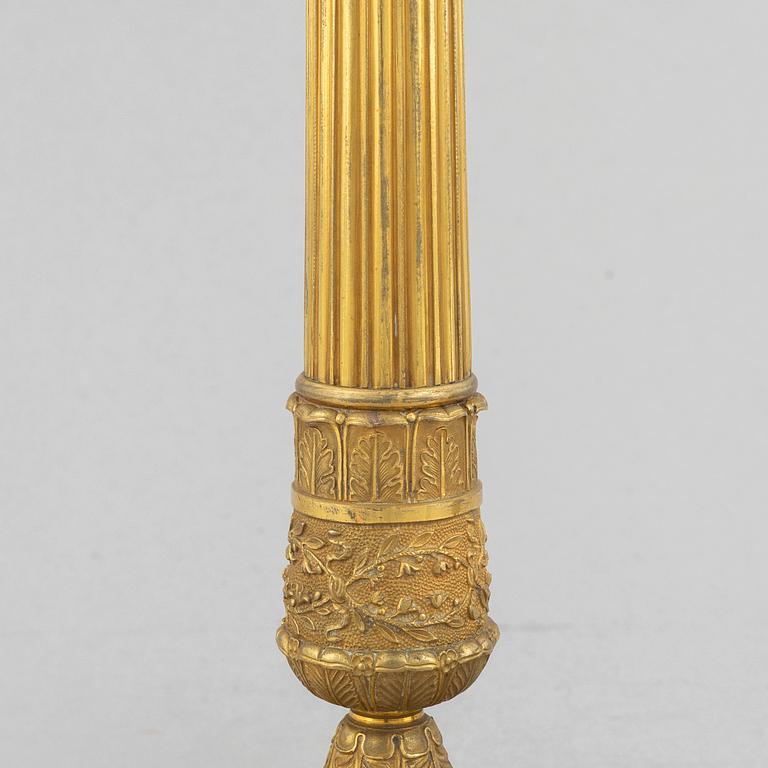 Ljusstakar, ett par, Frankrike, 1800-talets början, Empire.