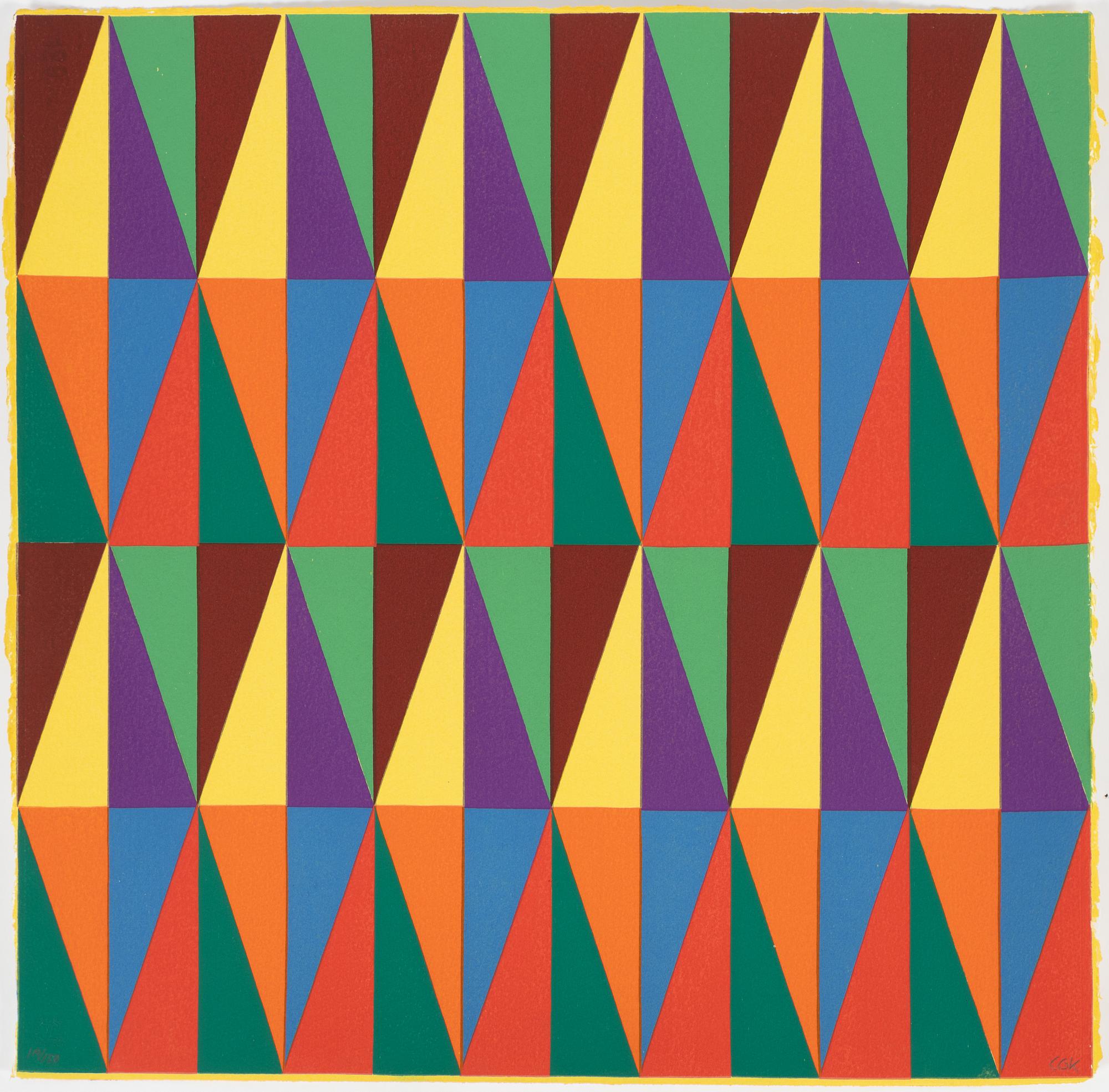 C Göran Karlsson, silkscreen in colours, signed 119/150.