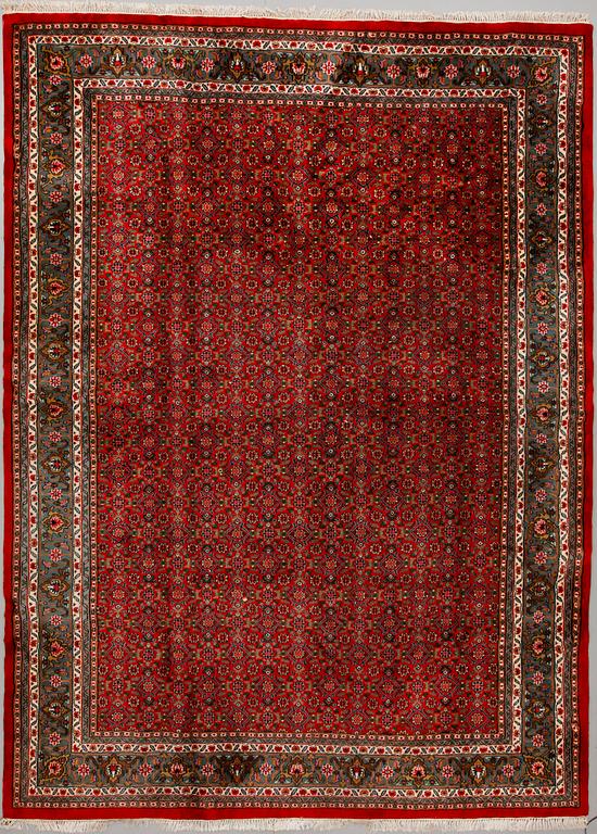MATTA, Bidjarstil, 1900-talets slut, tillverkad i Indien, ca 405x300.