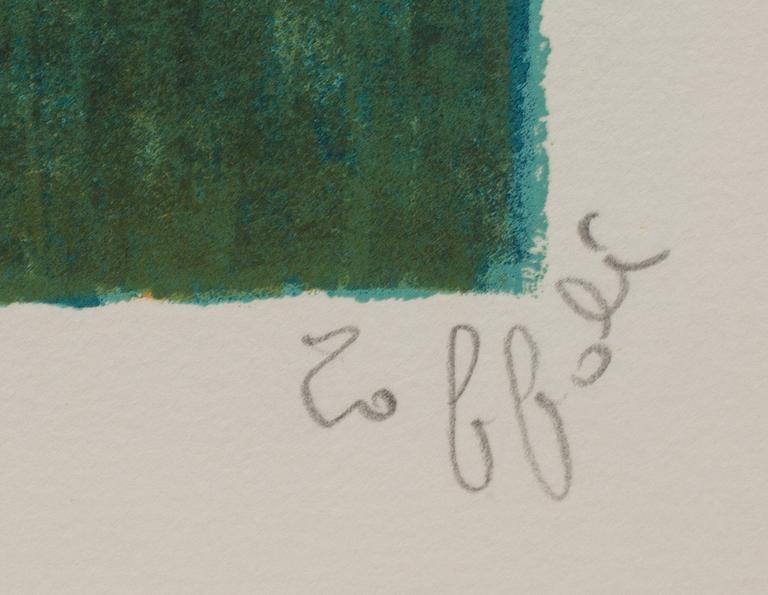 LOUIS TOFFOLI, färglitografier, 4 st, signerade och numrerade.