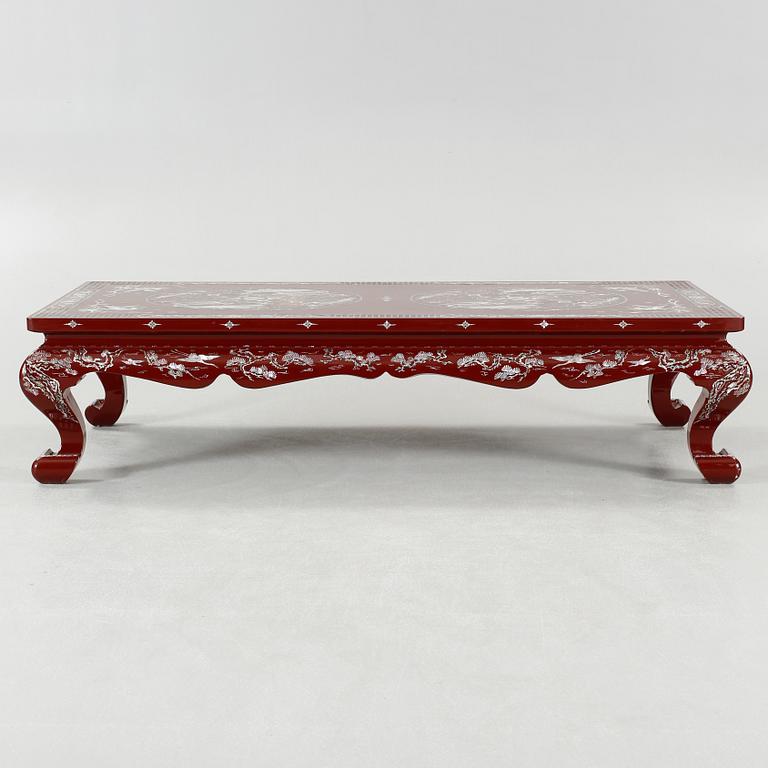 An East Asian table, made in the 1990s.