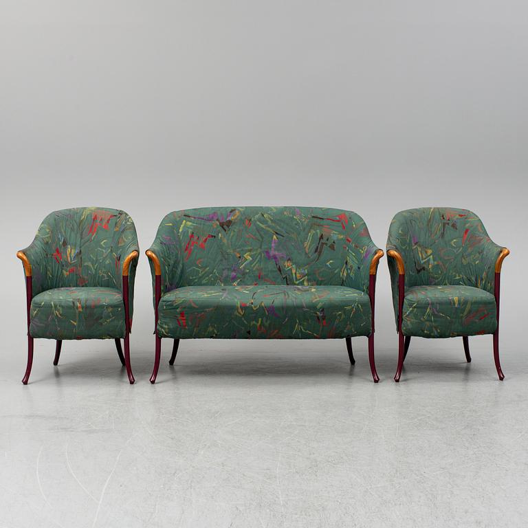 UMBERTO ASNAGO, a sofa, two armchairs and a table, 'Progetti', Italy.
