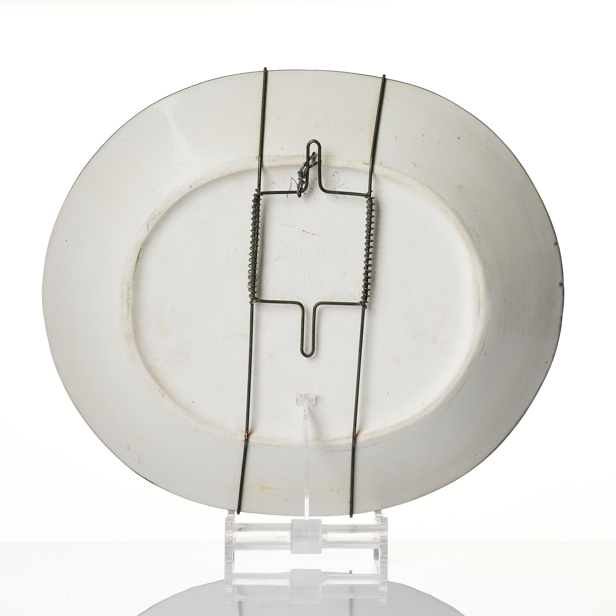 Birger Kaipiainen, a decorative ceramic dish, Arabia, Finland, 1970s.