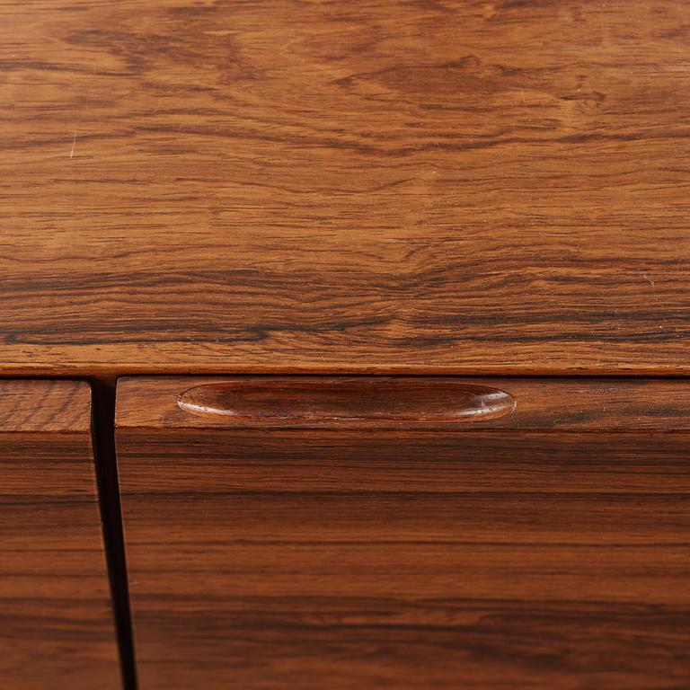 Ib Kofod-Larsen, a rosewood veneered sideboard model "501" from the "Ib 500" series, Seffle Möbelfabrik, Sweden, 1960s.