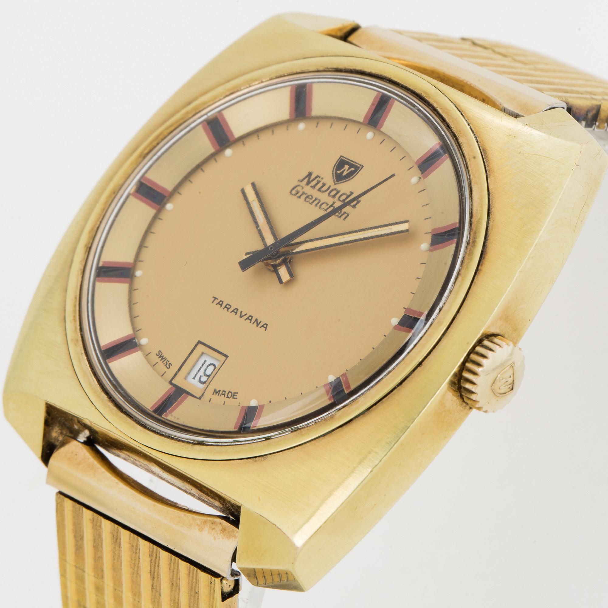 NIVADA, Grenchen, Taravana, wristwatch, 39 x 41 mm.