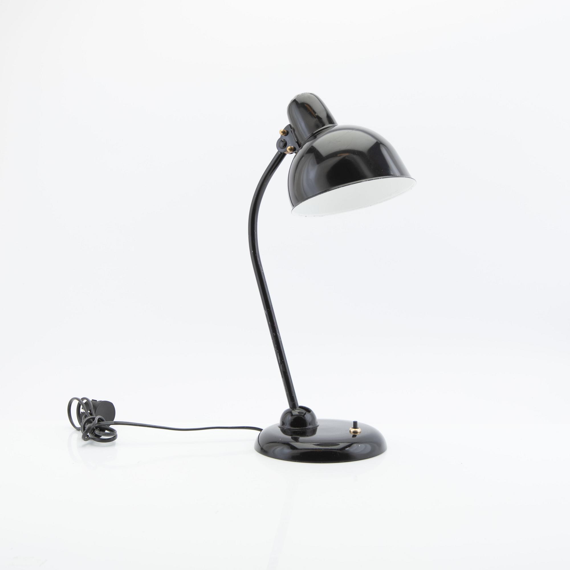 Christian Dell, Table lamp, Kaiser Idell, Germany, 1930s-1940s.