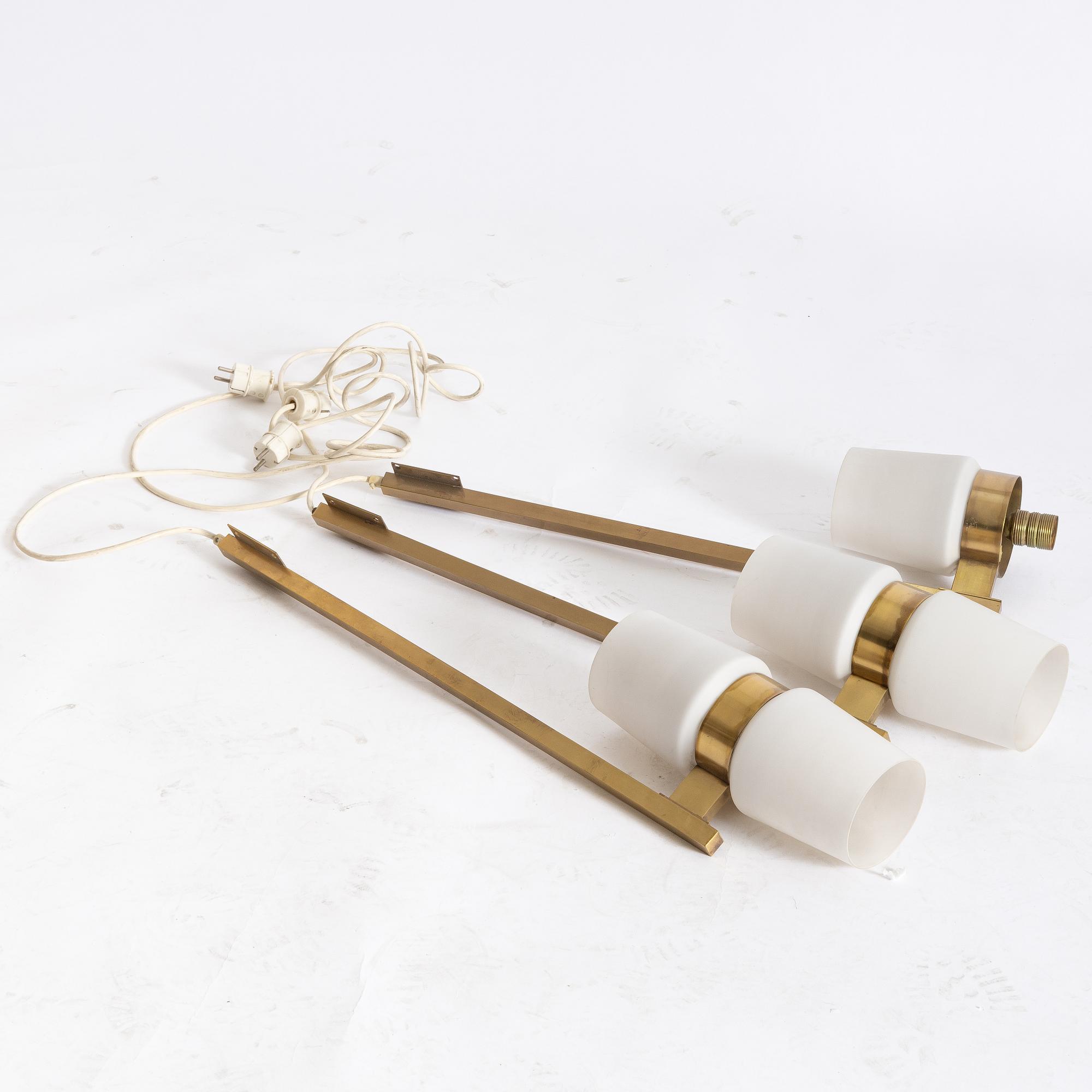 Table lamps, 3 pcs, first half of the 20th century.