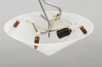 Uno & Östen Kristiansson, a plexi glass and teak ceiling light, model 539, Luxus, Sweden, second half of 20th century.
