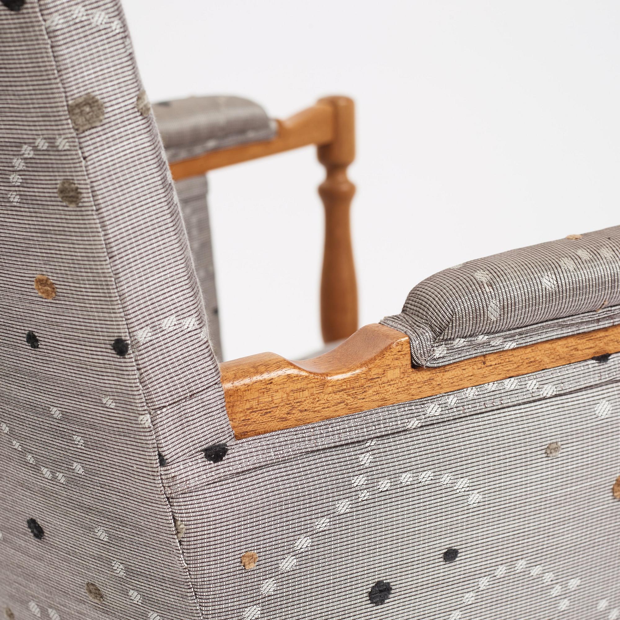 Josef Frank, a 'model 880' armchair, Svenskt Tenn, Sweden.