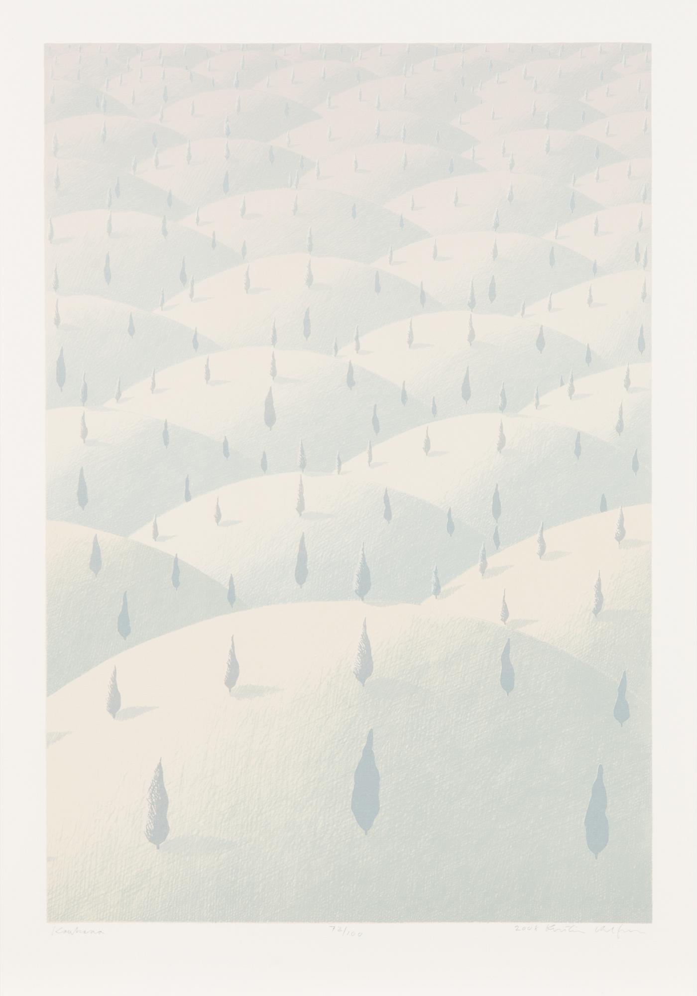 Portfolio of prints, 'Mannerheim', a set of five lithographs, signed and dated 2008, numbered 72/100.