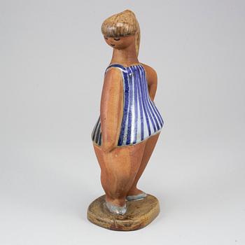 LISA LARSON, A stoneware  figurine from Gustavsberg.