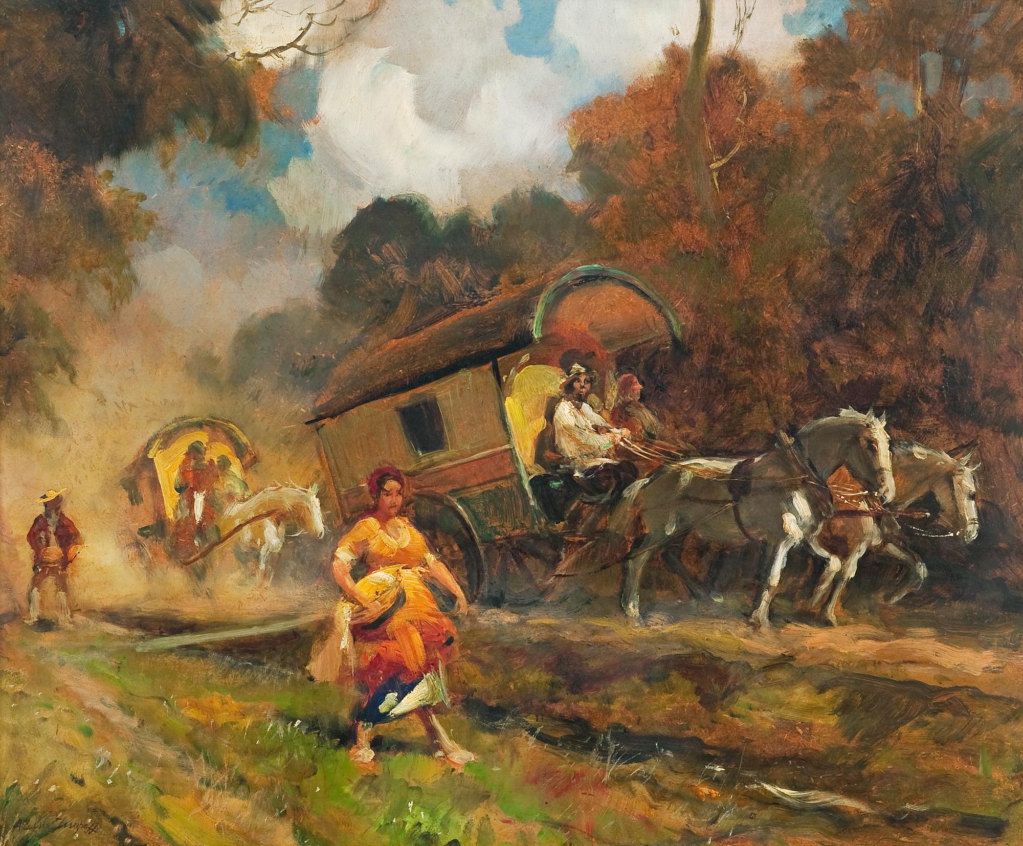Alessio Issupoff, "MATKUSTELEVIA MUSTALAISIA".