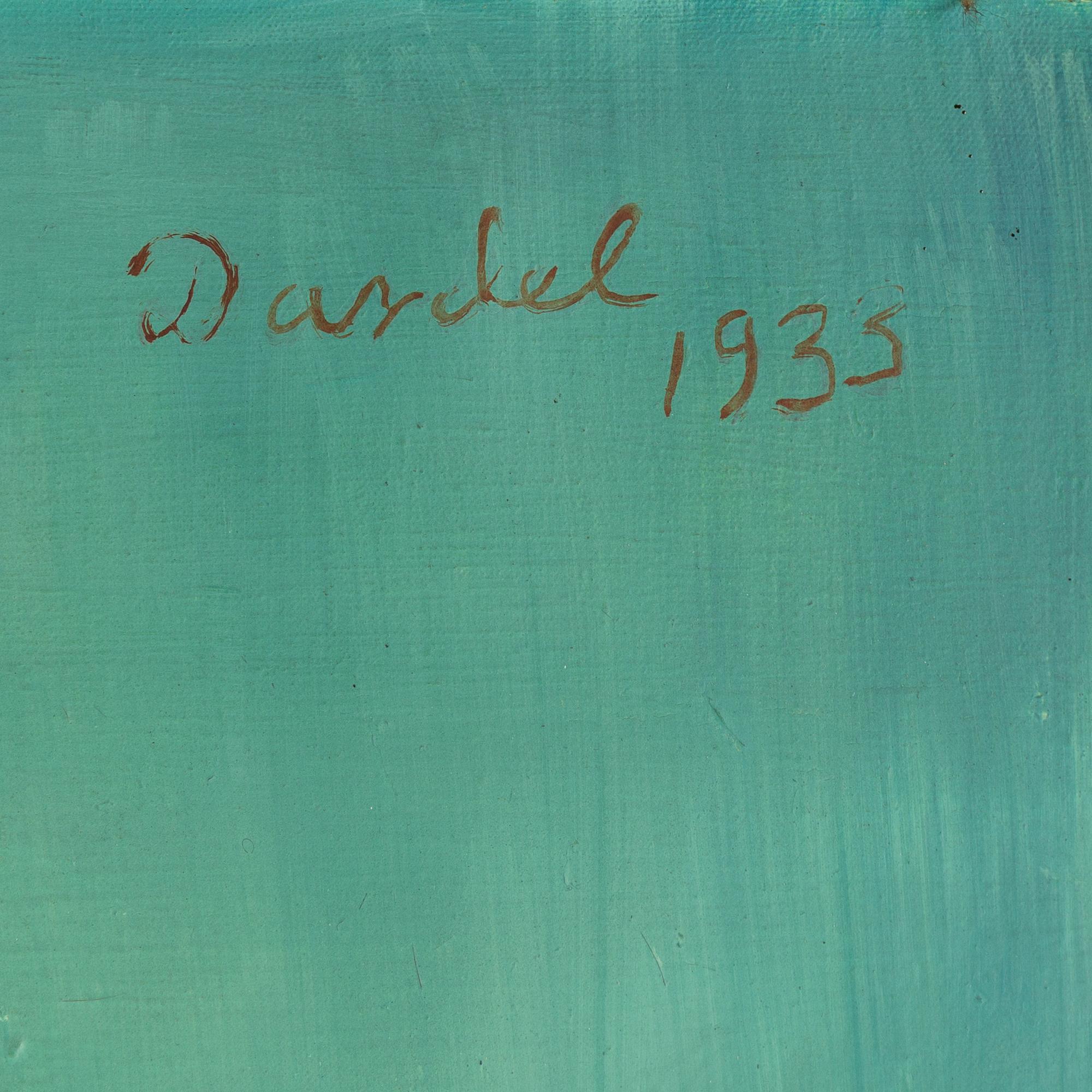 Nils Dardel, Nils von Dardel, olja på duk, signerad och daterad 1935.