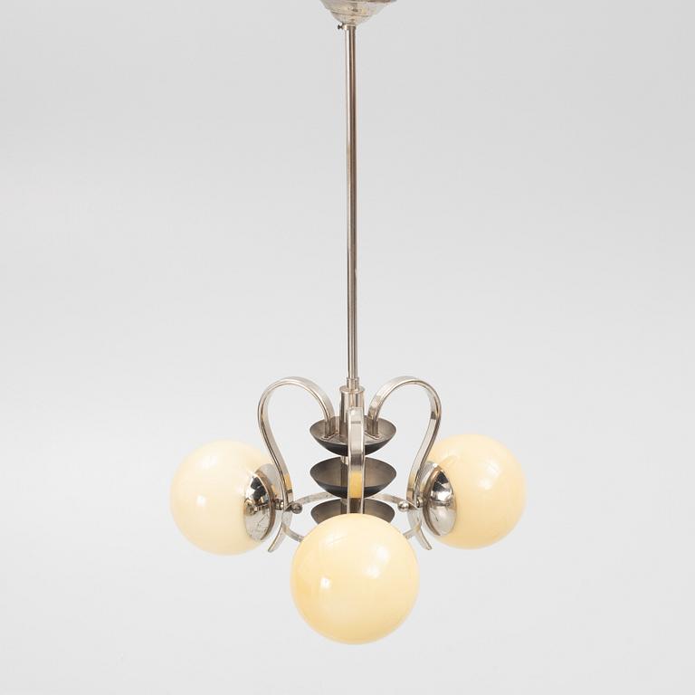 An Art Deco ceiling light, 1920s/30s.