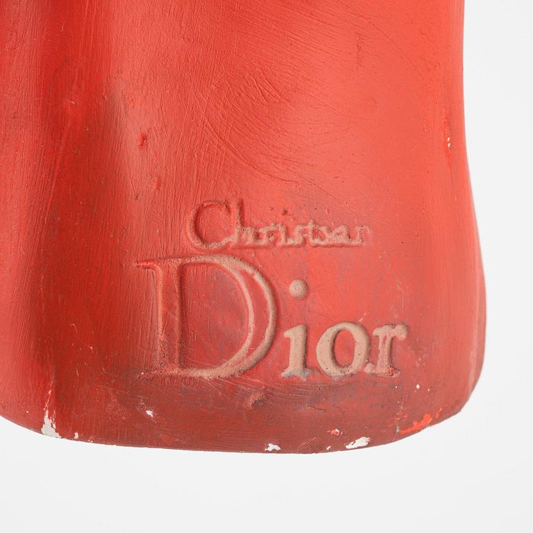 A plaster mannequin, Christian Dior, presumably 1930's.