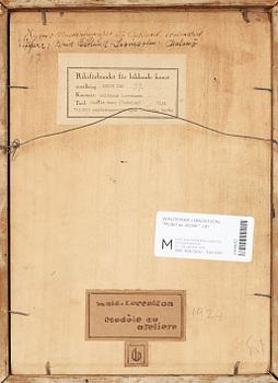 Waldemar Lorentzon, "Modèle au ateliere".