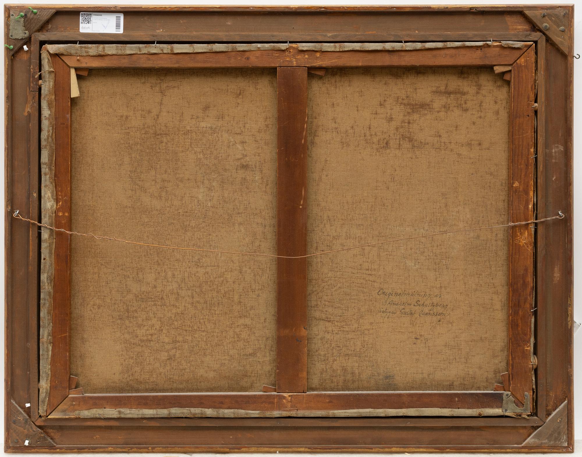 Anshelm Schultzberg, Winter landscape.