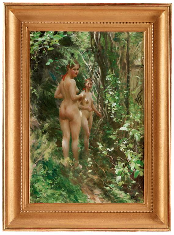 Anders Zorn, "Hindar" ("The Hinds").