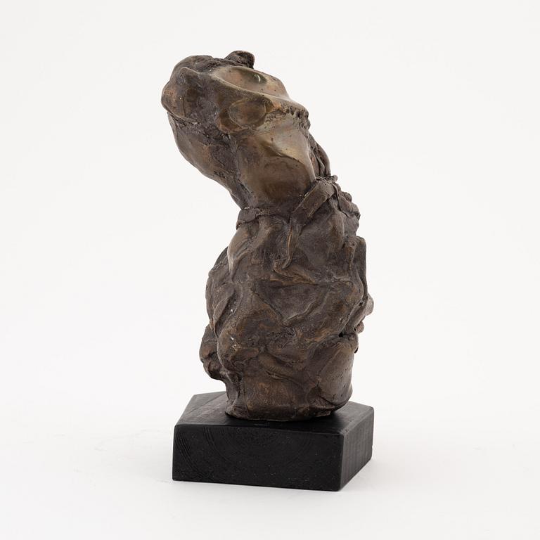 Wieslaw Janasz, a bronze sculpture, signed on wooden base.