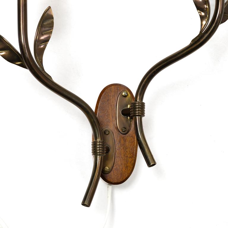 Harald Notini, a wall lamp, Arvid Böhlmarks Lampfabrik, Stockholm, 1950s.