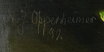 JOHNNY OPPENHEIMER, olja på duk, signerad och daterad 92.
