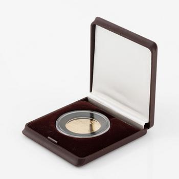 A Swedish commemorative goldcoin, 2005.