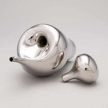 A GEORG JENSEN PITCHER, steel, design Aldo Bakker.