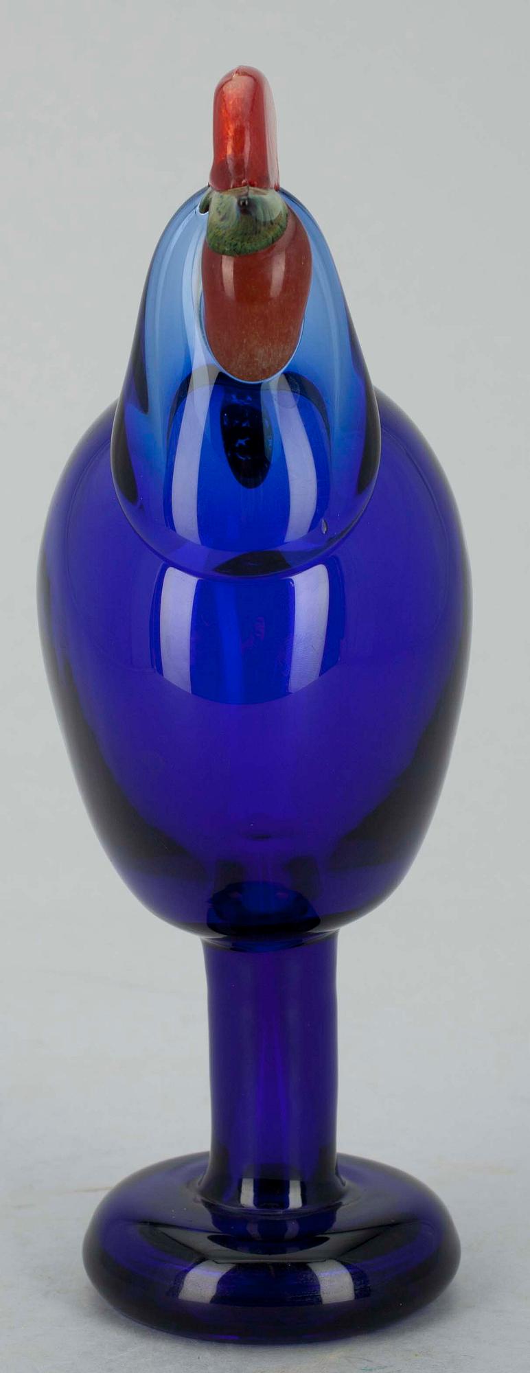 TUPP, glas, "Kieku ja Kaiku” sign O.Toikka Nuutajärvi 1997.