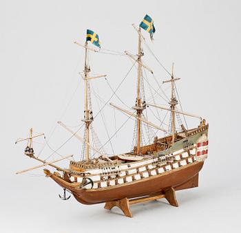 SKEPPSMODELL, regalskepp, 1900-talets första hälft.