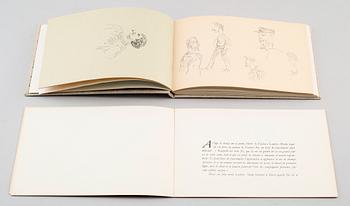 HENRI DE TOULOUSE-LAUTREC, skissbok, faksimil, "Album de Marine", No 265, Berggruen & Cie, Paris, 1953.